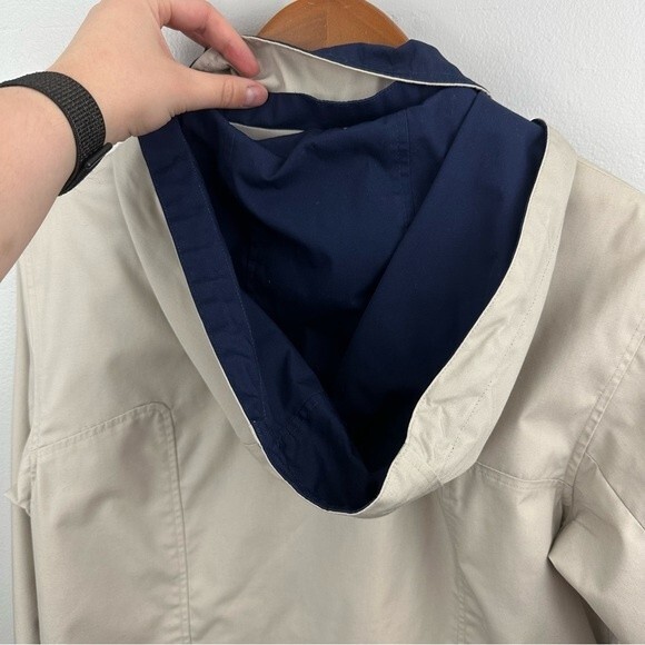 Mackintosh Beige Zip-Up Rain Windbreaker Nautical Jacket Size Small - Picture 8 of 15